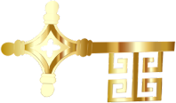 Vintage Golden Key