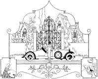Vintage Elegant Line Art