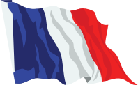 France Flag In The Wind
