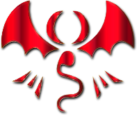 Fantasy Dragon Logo By Falco276 Crimson Enhanced