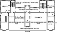 Plan Of Montacute House Somerset England