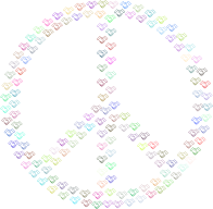Handshake Peace Sign Prismatic