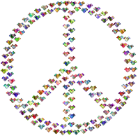 Handshake Peace Sign Chromatic