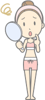 Worried Look in Mirror