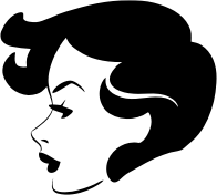 Retro Profile Woman Modified