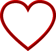 Red Heart Outline 3D