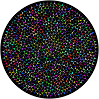 Abstract Prismatic Circular Art