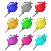 Game marbles - candies