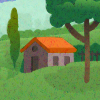 painted house