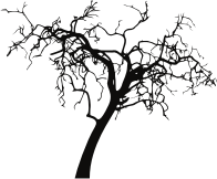 Decrepit Tree Silhouette