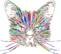Chromatic Cat By Prettysleepy2