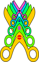 five scissors