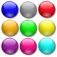 Game marbles - simple dots