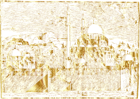 Medieval Mosque Gold No BG