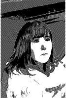 Thoughtful Girl - Black and White