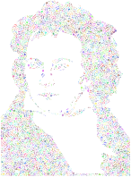Ludwig Von Beethoven Portrait Musical Notes Prismatic