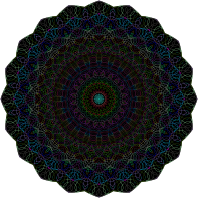 Crimson Eye Mandala