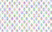 Art Nouveau Pattern Prismatic No BG