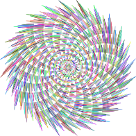 Art Deco Pinwheel Prismatic