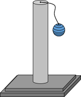 Cat Scratching Post with ball