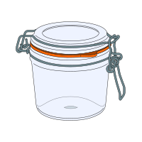 Glass jar (blank version)