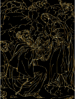 Virgin Mary Entrusts Baby Jesus To St Francis Assisi Gold