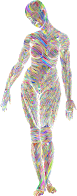 Muscle Fibers Woman Polyprismatic No Black