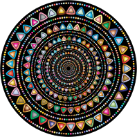 Frame Ring Mandala With BG