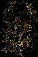 Angels Raising The Virgin Mary To Heaven Gold
