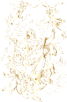 Angels Raising The Virgin Mary To Heaven Gold No BG