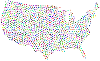 Hearts America Prismatic