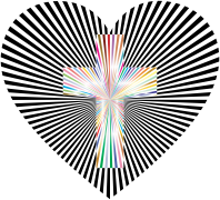 Starburst Heart Cross Type II Prismatic