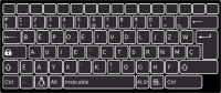 Asus bépo characters shift K93SM keyboard Linux