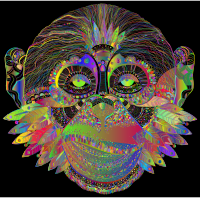 New Years Eve Monkey Polyprismatic