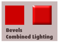 Bevels Combined Lighting