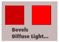 Bevels Diffuse Light