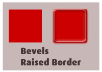 Bevels Raised Border