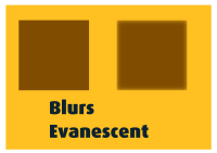 Blurs Evanescent