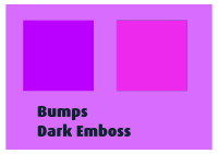 Bumps Dark Emboss