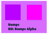 Bumps HSL Bumps Alpha