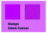 Bumps Linen Canvas