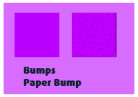 Bumps Paper Bump