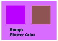 Bumps Plaster Color