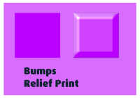 Bumps Relief Print
