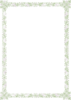 Vintage Floral Border Frame