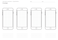 ux design - smartphone template