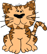 Cartoon Cat Sitting