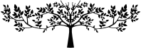 Tree And Leaves Silhouette Expanded
