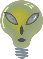 alien light bulb