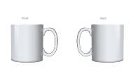 White Mug Template